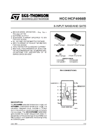 Datasheet HCF4068B производства STMicroelectronics