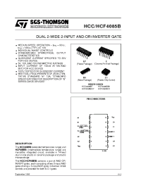 Datasheet HCF4085BC1 производства STMicroelectronics