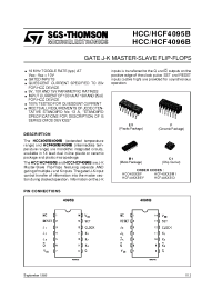 Datasheet HCF4095BM1 производства STMicroelectronics