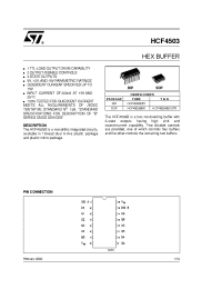 Datasheet HCF4503B производства STMicroelectronics