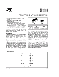 Datasheet HCF4510 производства STMicroelectronics