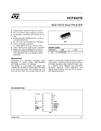 Datasheet HCF4527 производства STMicroelectronics