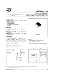 Datasheet HDP01-0512N производства STMicroelectronics
