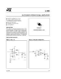 Datasheet L165V manufacturer STMicroelectronics