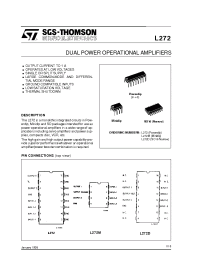Datasheet L272D manufacturer STMicroelectronics