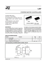Datasheet L297A manufacturer STMicroelectronics