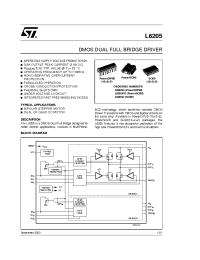 Datasheet L6205PD manufacturer STMicroelectronics