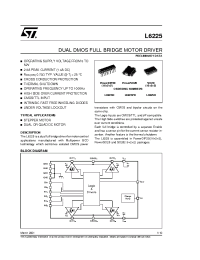 Datasheet L6225 manufacturer STMicroelectronics
