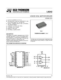 Datasheet L6242 производства STMicroelectronics