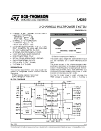 Datasheet L6285 производства STMicroelectronics
