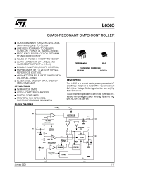 Datasheet L6565D производства STMicroelectronics