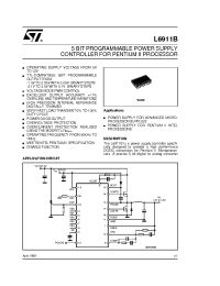 Datasheet L6911 производства STMicroelectronics