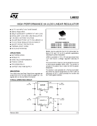 Datasheet L6932D1.2TR производства STMicroelectronics