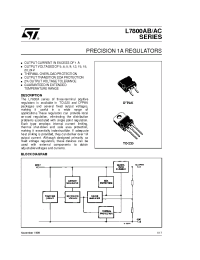 Datasheet L7809AC производства STMicroelectronics
