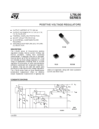 Datasheet L78L05CDTR производства STMicroelectronics