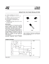 Datasheet L79L15ACU производства STMicroelectronics