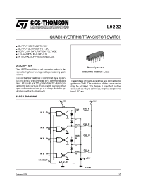 Datasheet L9222 производства STMicroelectronics