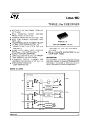 Datasheet L9337MD производства STMicroelectronics