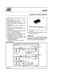 Datasheet L9338D производства STMicroelectronics