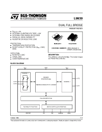 Datasheet L9930 производства STMicroelectronics