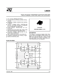 Datasheet L9935 производства STMicroelectronics
