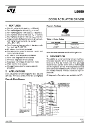 Datasheet L9950TR производства STMicroelectronics