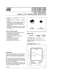 Datasheet LF257 производства STMicroelectronics