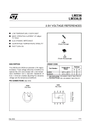 Datasheet LM236ZAP производства STMicroelectronics