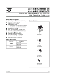 Datasheet M24256-BWMN6TP manufacturer STMicroelectronics