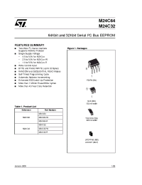 Datasheet M24C64-MN3 производства STMicroelectronics