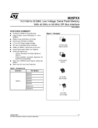 Datasheet M25P10-AVME3G производства STMicroelectronics
