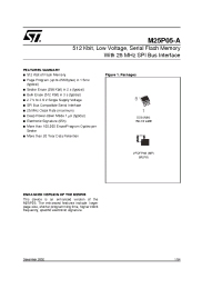 Datasheet M25P40VMP6T производства STMicroelectronics