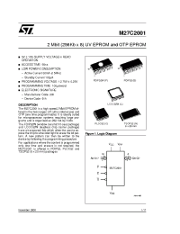 Datasheet M27C2001 производства STMicroelectronics