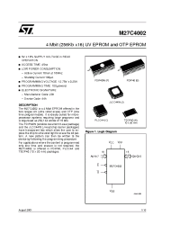 Datasheet M27C4002-10-1 производства STMicroelectronics