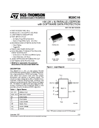 Datasheet M28C16-90MS6T manufacturer STMicroelectronics