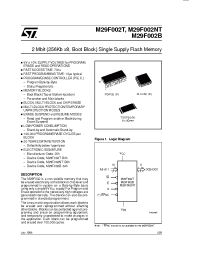 Datasheet M295V002B-120P6TR производства STMicroelectronics