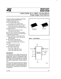 Datasheet M295V200B-120N1TR производства STMicroelectronics