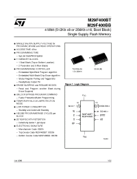 Datasheet M29F400BB45N1 производства STMicroelectronics