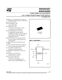 Datasheet M29W002BB70N6T производства STMicroelectronics