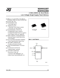 Datasheet M29W022 производства STMicroelectronics