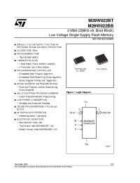 Datasheet M29W022B производства STMicroelectronics