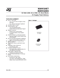 Datasheet M29W320EB70N1 производства STMicroelectronics