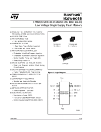Datasheet M29W400BB90ZA6T производства STMicroelectronics