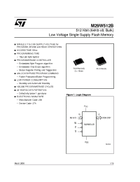 Datasheet M29W512B производства STMicroelectronics