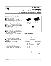 Datasheet M29W800AT120N1T производства STMicroelectronics