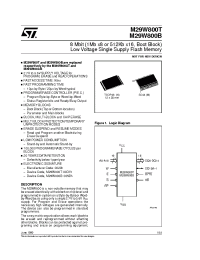 Datasheet M29W800B производства STMicroelectronics