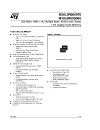 Datasheet M30L0R8000B0ZAQ производства STMicroelectronics