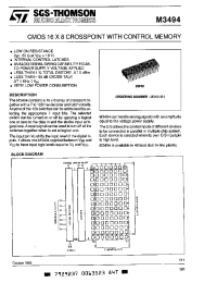 Datasheet M3494 производства STMicroelectronics