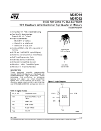 Datasheet M34D32 производства STMicroelectronics