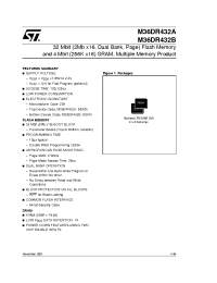 Datasheet M36DR432A100ZA6C производства STMicroelectronics